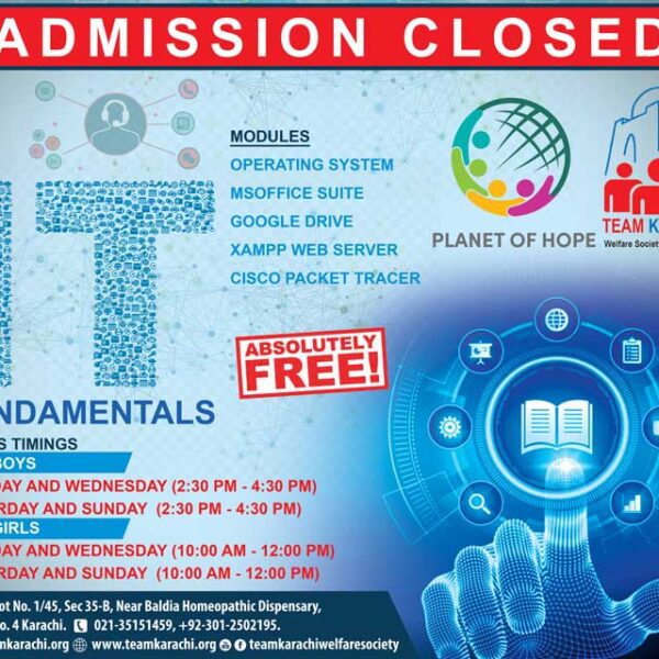 Admissions-close-Team-Karachi-Welfare-Society-IT-Training-600x600